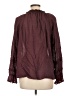 Torrid Burgundy Long Sleeve Blouse Size Lg Plus (0) - photo 2