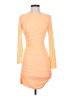 Zara Solid Orange Cocktail Dress Size XS - photo 1