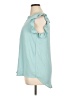 Zenana Teal Short Sleeve Blouse Size XL - photo 5