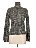 MNG Houndstooth Black Long Sleeve Blouse Size M - photo 1