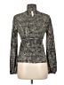 MNG Houndstooth Black Long Sleeve Blouse Size M - photo 2