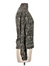 MNG Houndstooth Black Long Sleeve Blouse Size M - photo 4