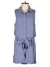 Cloth & Stone 100% Tencel Lyocell Solid Blue Romper Size XS - photo 1
