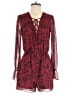 BCBGeneration 100% Polyester Burgundy Romper Size XS - photo 1