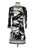 BCBGMAXAZRIA Graphic Gray Casual Dress Size XXS - photo 2