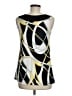 Agenda Black Sleeveless Blouse Size M - photo 2