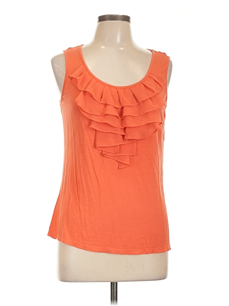 Pre-owned Merona Sleeveless T-shirt In Orange