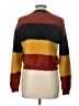 Cotton Emporium Color Block Brown Pullover Sweater Size L - photo 2