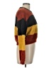Cotton Emporium Color Block Brown Pullover Sweater Size L - photo 4