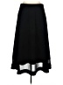 Manon Baptiste 100% Polyester Solid Black Formal Skirt Size EU 48 / US 16 - photo 1
