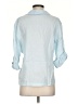 J.Crew Blue 3/4 Sleeve Button-Down Shirt Size 4 - photo 2