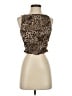 Shein Brown Sleeveless Blouse Size 2 - photo 1
