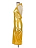Unbranded Metallic Gold Cocktail Dress Size L - photo 5