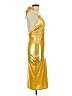 Unbranded Metallic Gold Cocktail Dress Size L - photo 4