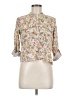 Zara Floral Ivory 3/4 Sleeve Blouse Size M - photo 1