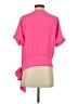 Trina Turk 100% Polyester Pink Short Sleeve Blouse Size XS - photo 2