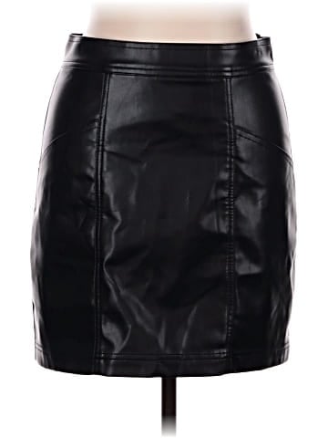 H&M Faux Leather Skirt (view 1)