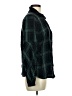 CAbi 100% Viscose Plaid Green Long Sleeve Button-Down Shirt Size M - photo 4