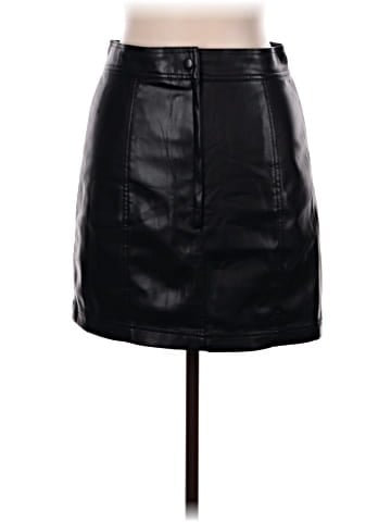 H&M Faux Leather Skirt (view 2)
