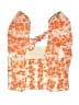 Buddy Love Orange Short Sleeve Blouse Size 10 - photo 2