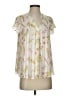 Cupcakes & Cashmere Ivory Short Sleeve Blouse Size XS - photo 1