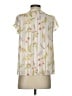 Cupcakes & Cashmere Ivory Short Sleeve Blouse Size XS - photo 2