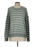 Maurices Stripes Green Pullover Sweater Size L - photo 1
