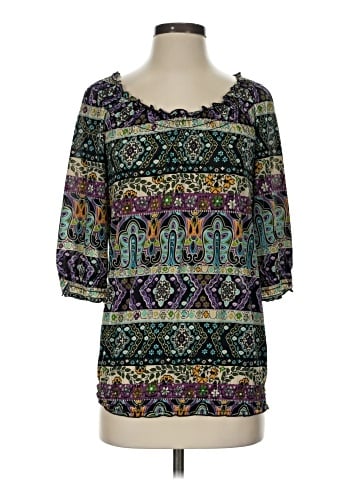 Speechless 3/4 Sleeve Blouse (view 1)