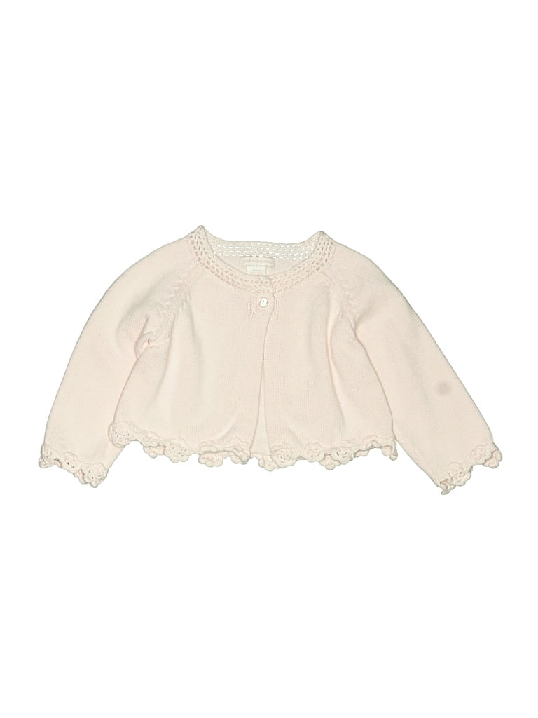 Pre-owned First Impressions Babies' Cardigan Sweater In Ivory