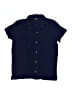 Primark 100% Cotton Solid Blue Short Sleeve Button-Down Shirt Size 11 - 12 - photo 1
