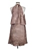 Assorted Brands 100% Polyester Gray Brown Casual Dress Size L - photo 2