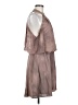 Assorted Brands 100% Polyester Gray Brown Casual Dress Size L - photo 4