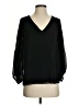 Assorted Brands 100% Polyester Black 3/4 Sleeve Blouse Size S - photo 1