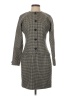 Carlisle 100% Acetate Houndstooth Gray Casual Dress Size 2 - photo 1