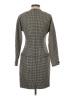 Carlisle 100% Acetate Houndstooth Gray Casual Dress Size 2 - photo 2