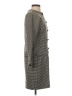 Carlisle 100% Acetate Houndstooth Gray Casual Dress Size 2 - photo 4