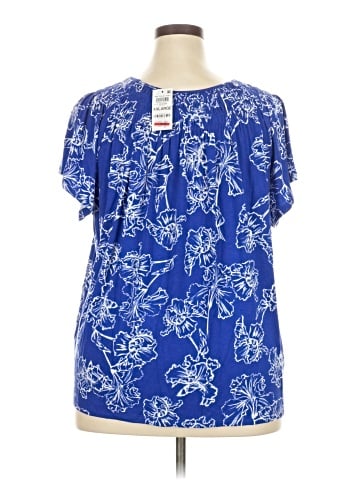 Style&Co Short Sleeve Blouse (view 2)