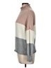 Tecrew 100% Acrylic Color Block Gray Turtleneck Sweater Size M - photo 5