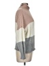 Tecrew 100% Acrylic Color Block Gray Turtleneck Sweater Size M - photo 4