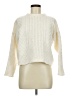 Madewell Chevron-herringbone Ivory Turtleneck Sweater Size M - photo 1