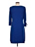 Chetta B Solid Blue Casual Dress Size L - photo 2