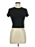 Shein Black Short Sleeve Turtleneck Size M - photo 1