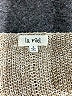 La Miel 100% Polyester Metallic Tan Pullover Sweater Size S - photo 7