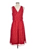George 100% Polyester Polka Dots Red Casual Dress Size 8 - photo 2
