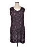 Unbranded Graphic Purple Cocktail Dress Size XL (estimated) - photo 1