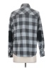 Roots 100% Cotton Plaid Gray Long Sleeve Button-Down Shirt Size S - photo 2