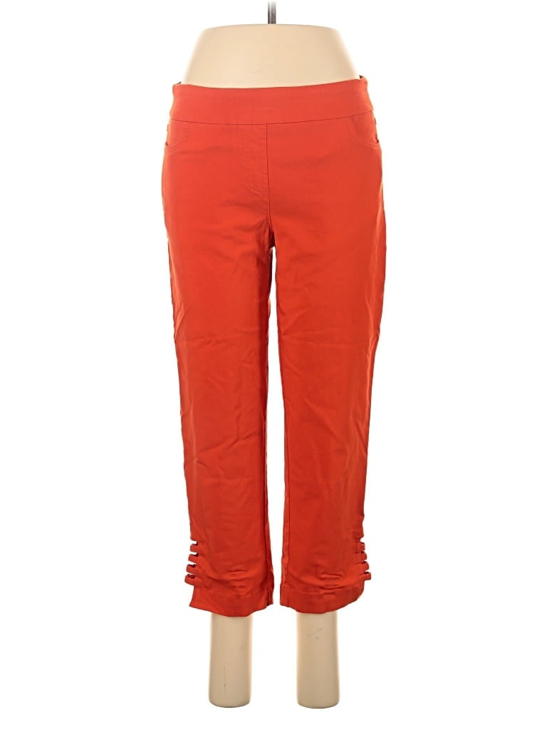 Pre-owned Slim-sation By Multiples Casual Pants In Orange