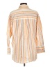 Assorted Brands 100% Cotton Stripes Orange Long Sleeve Button-Down Shirt Size L - photo 2