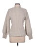 Sanctuary 100% Recycled Polyester Solid Tan Turtleneck Sweater Size L - photo 1