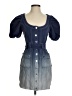 Elliatt Blue Casual Dress Size XS - photo 1